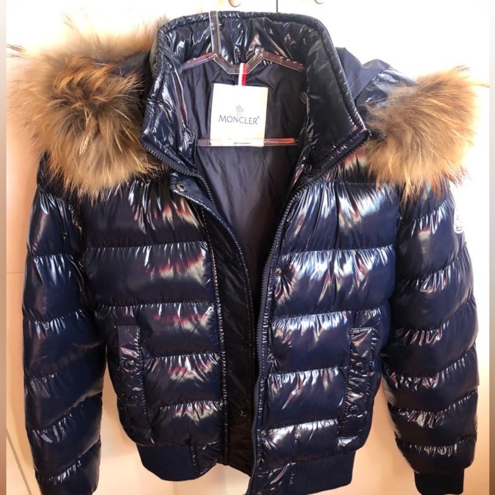 Moncler Navy Blue Women Jacket